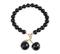 NTALJC Unique Cherry Pendant Necklace Adornment Resin Crafted for Fashion Forward Women