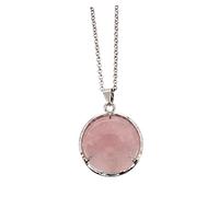 NTALJC Unique Rose Quartz Life Tree Pendant Necklace Elegant Comfortable for Both Men and Women Ornaments