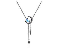 NTALJC Vintage Moon NecklDesign Choker Colar Chain NecklJewelry s Chain Handmade