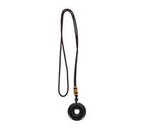 NTALJC Vintage Pendants Dainty Gemstone for Necklaces Decoration Decorative Crystal Pendant Necklace Delicate Decor Natural Stone Black jewellery