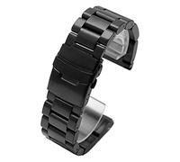 NTALJC Watch Strap Stainless Steel 22mm 24mm 26mm Quick Release Metal Silver