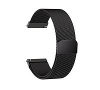 NTALJC Watch Strap Suitable For 20mm Mesh Stainless Steel Strap, Color Ring, Magnetic Wrist