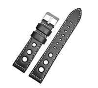 NTALJC Watchband For All Brand Watch Straps Genuine Leather Black Brown Size 20mm 22mm 24mm Wristband Bracelet