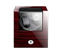 NTALJC Winder Automatic Winder,Automatic Double Watches Winder Box with Key Adjustable Speed Rotation Mode Piano Paint Exterior Silent Motor,D Winder
