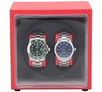 NTALJC Winder Automatic Winder Box Storage Box Double Automatic Winder, 2+0 Watches Storage Boxes 5 Rotation Modes Winder,Blue Winder