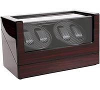 NTALJC Winder Automatic Winder Box Winders High End Wooden Automatic Rotating Winder Double-Head Four Epitope Watches Storage Box Display Holder Ultra Quiet Mechanical Watches Shaker