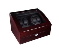 NTALJC Winder Automatic Winder for 4 Watches and 6 Storage Case Wooden Self Winding Mechanical Box 5 TPD Modes with Quiet Motor for Men and Women Watches (Color : C) Atmosphere Watch