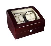 NTALJC Winder Automatic Winder for 4 Watches and 6 Storage Case Wooden Self Winding Mechanical Box 5 TPD Modes with Quiet Motor for Men and Women Watches (Color : C) Atmosphere Watch