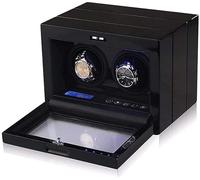NTALJC Winder Automatic Winder,Winder Box Double Unisex Winder 2 Watches Automatic Box Digital Display LED LightingHoliday Gift Good Times Winder