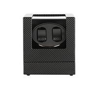 NTALJC Winder Double Winder Box for Automatic Mechanical Black Leather Exterior Silent Motor Include Ac Adapter,D Winder