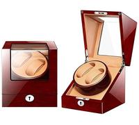 NTALJC Winder Winder 4 Modes Wooden Bowl-Piano Color Winder Fur Winder for Automatic Watches 2 Good Times Winder