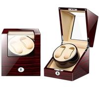 NTALJC Winder Winder 4 Modes Wooden Bowl-Piano Color Winder Fur Winder for Automatic Watches 2 Good Times Winder