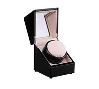 NTALJC Winder Winders Automatic Single Winder Carbon Fibre Piano Finish Watches Storage Box Quiet Motor 2 Ways Supply Power Winder