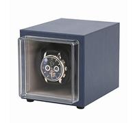 NTALJC Winder Winders Mechanical Automatic Winding Box Single Winder Dual-Power Shaker Home PU Leather Winder