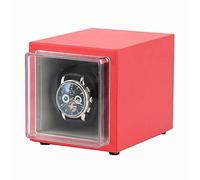 NTALJC Winder Winders Mechanical Automatic Winding Box Single Winder Dual-Power Shaker Home PU Leather Winder