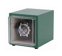 NTALJC Winder Winders Mechanical Automatic Winding Box Single Winder Dual-Power Shaker Home PU Leather Winder