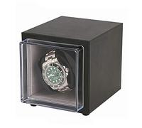 NTALJC Winder Winders Mechanical Automatic Winding Box Single Winder Dual-Power Shaker Home PU Leather Winder