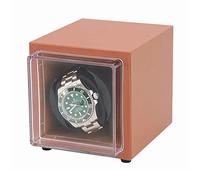 NTALJC Winder Winders Mechanical Automatic Winding Box Single Winder Dual-Power Shaker Home PU Leather Winder
