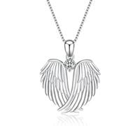 NTALJC Wings NecklWings NecklBirthstone Necklfor Women Christmas Jewelry Gifts -, Angel