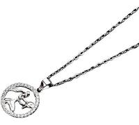NTALJC Women's Constellations Sterling Silver Pendant Carving Hollow Dainty Pendant Constellations Guardian Choker for Girls Gift