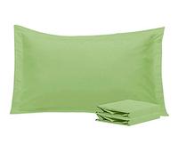 NTBAY 2 Pack 100% Brushed Microfiber Oxford Pillowcases, 1800 Super Soft and Cozy, Wrinkle, Fade, Stain Resistant King Oxford Pillow Cases | Hotel Quality Pillow Shams, 50x90 cm, Sage Green
