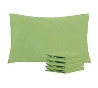 NTBAY 4 Pack 100% Brushed Microfiber Plain Pillowcases, 1800 Super Soft and Cozy, Wrinkle, Fade, Stain Resistant with Envelope Closure Bed Pillow Cases, 50x75 cm, Sage Green