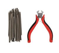 Ntcpefy 2.9MM Acoustic Electric Guitar 24 Frets Fret Wire Fret Wire Set & Fret Fretboard Nipper Bridge Pin