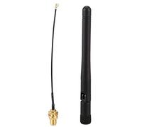 Ntcpefy 433Mhz Antenna 3Dbi RP-SMA Plug Rubber Waterproof Lorawan Antenna + IPX to SMA Small Cable