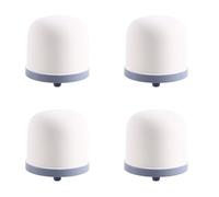Ntcpefy 4Pcs Ceramic Filter Magnetized Mineral Water Purifier Water Filter Ceramic Hemisphere Water Filters for Household
