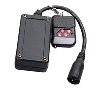 Ntcpefy Portable 3 Pins XLR Wireless Remote Control Receiver for Smoke Fog Machine DJ Controller Receptor Fogging 400W 900