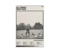 NTDHYM All Things Must Pass - Music Album Poster Canvas Poster Bedroom Decor Landscape Office Room Decor Gift 08x12inch(20x30cm)