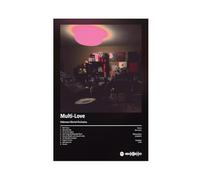 NTDHYM Unknown Mortal Orchestra - Multi-Love Album Art Poster Canvas Poster Bedroom Decor Landscape Office Room Decor Gift 08x12inch(20x30cm)