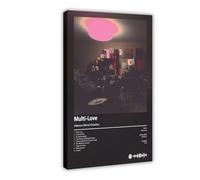 NTDHYM Unknown Mortal Orchestra - Multi-Love Album Art Poster Canvas Poster Wall Art Decor Print Picture Paintings for Living Room Bedroom Decoration 08x12inch(20x30cm)