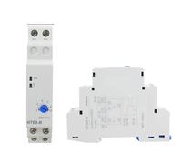NTE8 Series 5S 10S 120S 480S Control Off Power Time Delay Relay 220V 24V On Delay NTE8-A NTE8-B Din Rail Digital Timer(220V AC,NTE8-A 48-480S)