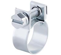 NTEK 10 Pcs Mini Hose Clips With Nut and Bolt | Stainless Steel Jubilee Fuel Line Clamps (16-18 MM)