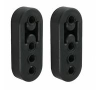 NTEK 2PCS Universal Car Exhaust Hanger, Rubber Mount Vehicle Exhaust Pipe Mounting Mount Rubber Hanger, Exhaust Bracket Rubber Muffler Hanger for Protecting Car Exhaust System