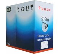 NTEK 305m Cat 5e Reel AWG24 Ethernet LAN FTP Roll Bulk CCA Cable / 1000ft Networking, Black