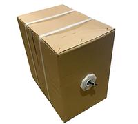 NTEK 50M Cat5e Network Ethernet Cable FTP | RJ45 CCA Network Cable | LAN Ethernet Network Cable Reel Cat 5e Reel AWG24 Ethernet LAN FTP Roll Bulk CCA Cable / 164ft Networking