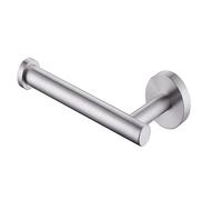 NTEK Chrome Toilet Roll Holder Wall Mounted, Stainless Steel Toilet Paper Holder Tissue Dispenser, Waterproof Chrome Toilet Roll Holder, Style Wall Mounted Polished Steel for Bathroom and Kitchen