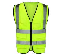 NTEK Hi Vis Vests & Jackets Set - High Visibility Safety Vests with Reflective Strips, Rail Orange, Universal Size, for Men & Women - Ideal for Construction, Car, Outdoor & Emergency Use