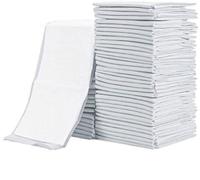 NTEK White 50 Pack Large Dog Training Pads - Multi-layered Leak Proof & Quick Dry Puppy Mat With Super Absorbent Layer (45 x 60 cm)