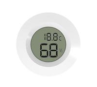 NTEK White Digital Indoor Thermometer, Hygrometer Humidity Meter, Mini Room Thermometer for Home Office, Baby Room Thermometer with Accurate Sensors
