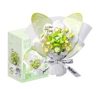 NTEVXZ Flowers Building Block Set,Peony Bouquet Diy Building Kit,Creative Bouquet Assembled Toys,Botanical Collection Creative Gift Valentine's Day Birthday Present For Girls Boys Adults Kids Ages 6+