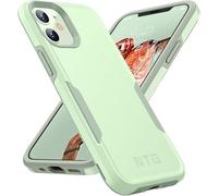 NTG [1st Generation Designed for iPhone 12 Case & iPhone 12 Pro Case, Heavy-Duty Tough Rugged Lightweight Slim Shockproof Protective Case for iPhone 12 6.1 Inch (Green)