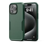 NTG【2023 New compatible for iPhone 15 Pro Max Case, Heavy-Duty Tough Slim Shockproof [2 Layer Structure][Military Grade Protection] Phone Case for iPhone 15 Pro Max(6.7 Inch), Midnight Green