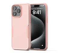NTG【2023 New compatible for iPhone 15 Pro Max Case, Heavy-Duty Tough Slim Shockproof [2 Layer Structure][Military Grade Protection] Phone Case for iPhone 15 Pro Max(6.7 Inch), Cherry Juice Pink