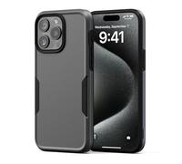 NTG【2023 New compatible for iPhone 15 Pro Max Case, Heavy-Duty Tough Slim Shockproof [2 Layer Structure][Military Grade Protection] Phone Case for iPhone 15 Pro Max(6.7 Inch), Dim Grey