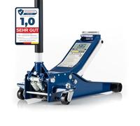 NTG Hydraulic Professional Trolley Jack 3T | 75-505 mm Lifting Height | Extra Stable Lowliner with Double Cylinder Flat for SUV & Lowered Cars Car Trolley Jack 3000 kg