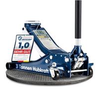 NTG Hydraulic Professional Trolley Jack 3T TÜV Certified 75-505 mm Lifting Height Extra Stable Lowliner with Double Cylinder Flat for SUV and Lowered Cars Car Trolley Jack 3000 kg