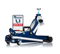 NTG Hydraulic Trolley Jack Flat Trolley Jack 2 to 2000 kg 85-375 mm Car Workshop, Cars & Lowered Vehicles - Up to 2,000 kg Load Capacity with Groove Rubber Pad (Set 2)